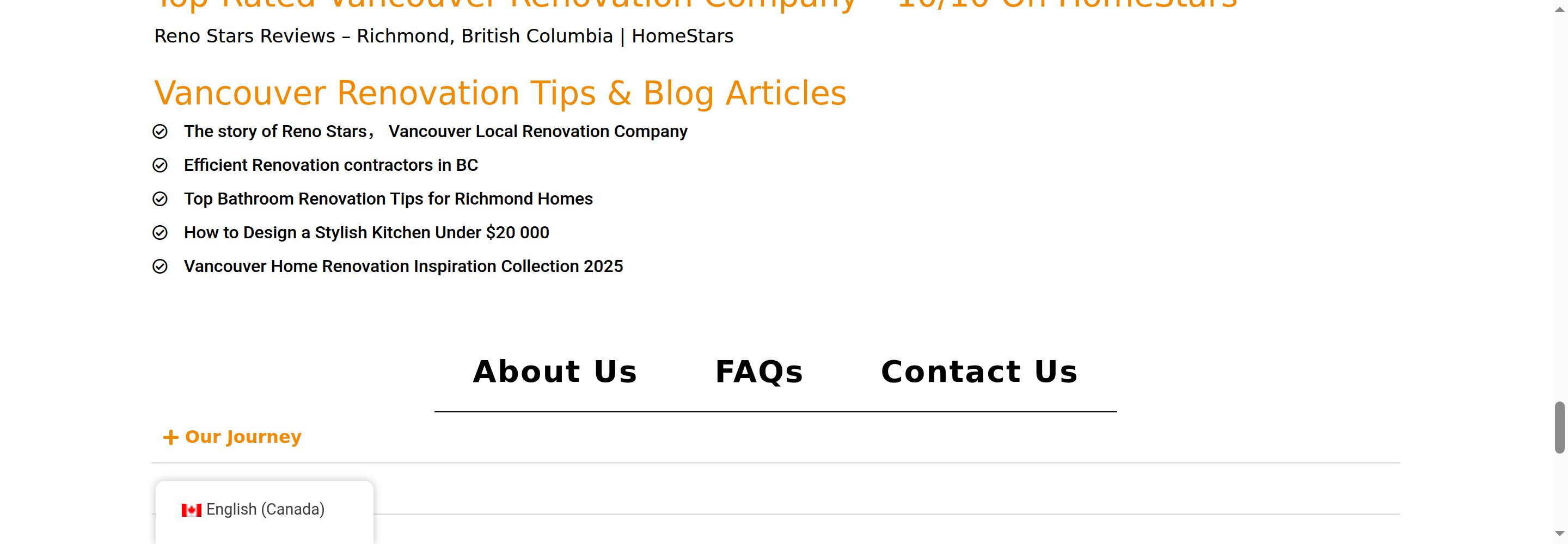 Old WordPress footer