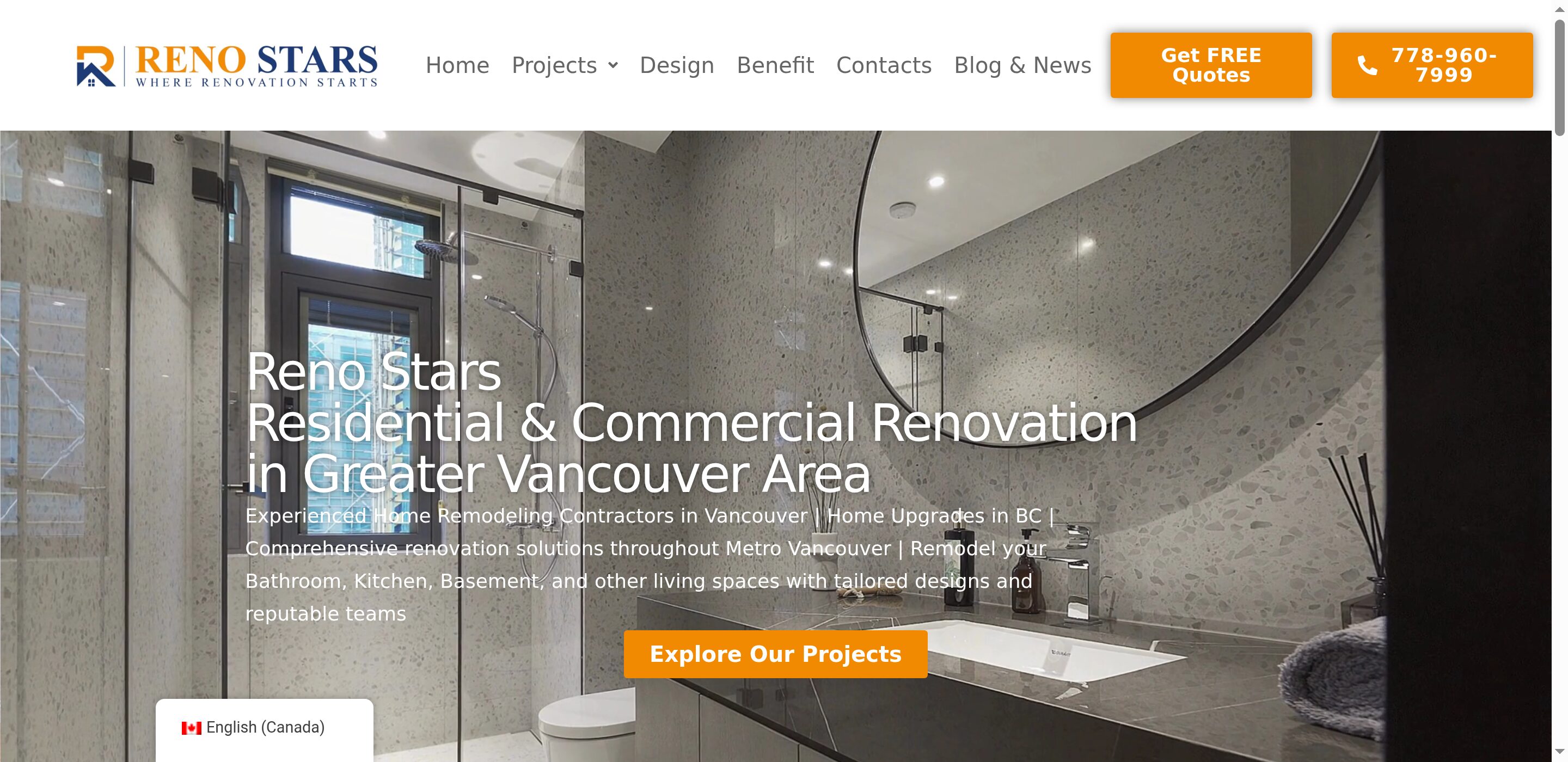 Old hero section — WordPress + Elementor